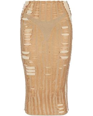 DIESEL M-Calina Midi Skirt - Natural