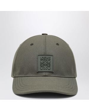 Loewe Khaki Hat With Anagram Logo - Green