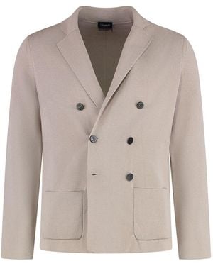 Drumohr Knitted Cotton Blazer - Natural