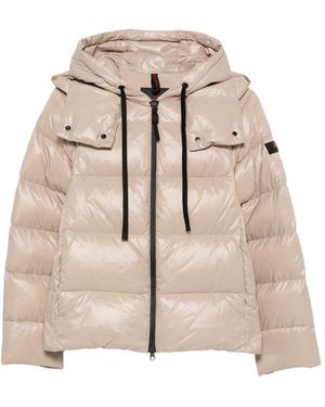 Peuterey Padded Hooded Jacket - Natural