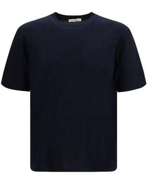 Piacenza Cashmere Short Sleeve T-Shirt - Blue