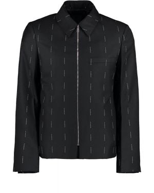 Givenchy Wool Zipped Jacket - Black