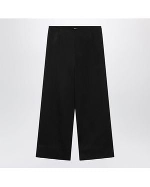 TOTEME Fluid Satin Pants - Black