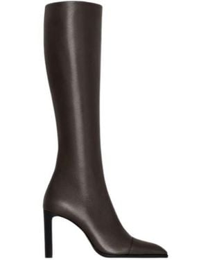 Saint Laurent Venetia 95 Boots - Black