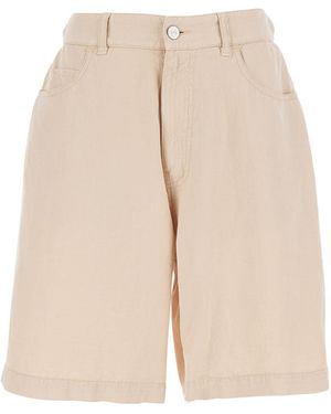 Jucca Bermuda Shorts Tencel - Natural