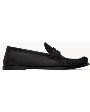 Saint Laurent Laurent Loafers - White