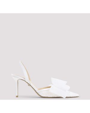 Mach &amp; Mach Mach & Mach Le Cadeau Lace Slingback - White