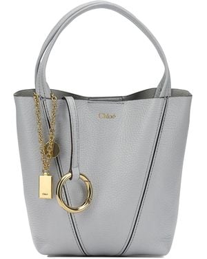 Chloé "Spin" Small Handbag - Gray