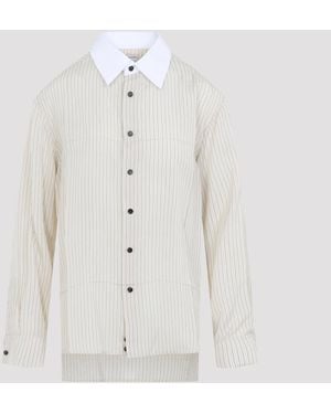 Bottega Veneta Striped Shirt - White