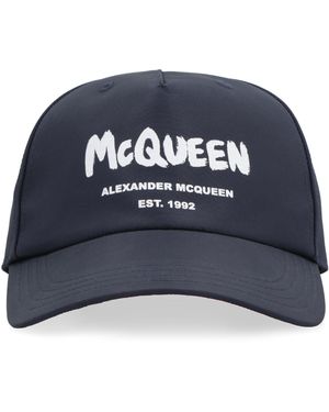 McQ Alexander Mcqueen Logo Baseball Cap - Blue