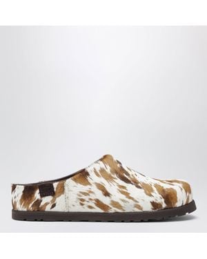 UGG "Otzo Western" Pony Skin Sabot - Natural