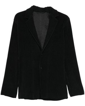 Issey Miyake Pleated Jacket - Black