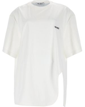 The Attico T-Shirt With Logo - White