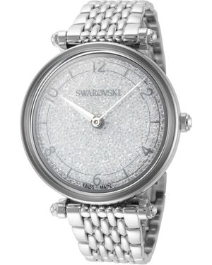 Swarovski Crystalline 35Mm Quartz Watch 5656929 - Metallic