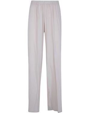 Rossopuro Long Silk Pants - Gray