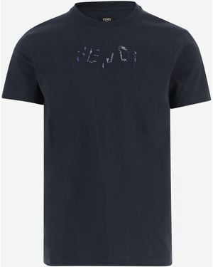 Fendi Cotton T-Shirt - Black