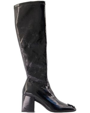 Courreges Courregès Reedition Ac Vinyl Boots Boots - Black