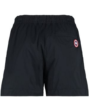 Canada Goose Kaslo Nylon Shorts - Blue