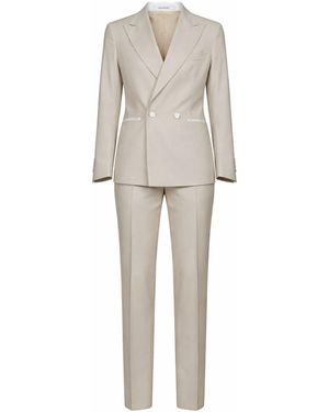 Tagliatore Tuxedo Suit Bruce Virgin Wool - Natural
