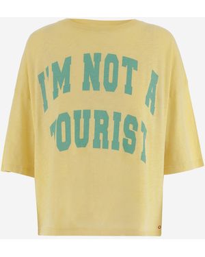 ONE TEE Cotton T-Shirt - Yellow