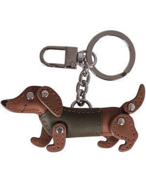 Weekend by Maxmara Leather Keychain - White