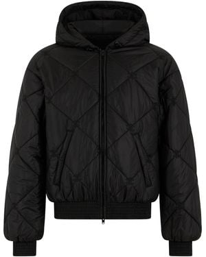 Celine Hooded Oversized Jacket - Black