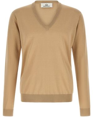 Rivvia Projects Cotton And Silk Sweater - Natural