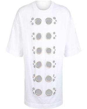 Givenchy Eyelet Oversized T-Shirt - White