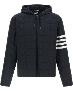 Thom Browne '4Bar' Ripstop Shiny Jacket - Blue