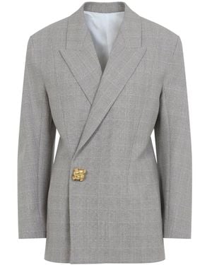 Bottega Veneta Prince Of Walles Jacket - Gray