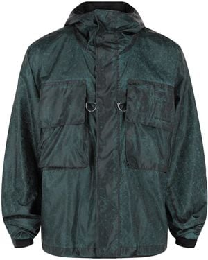 Givenchy Crinkle Printed Windbreaker - Green
