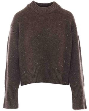 Lisa Yang Tarie Sparkle Sweater - Brown