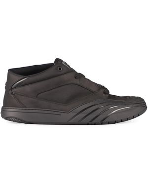 Givenchy Mid-Top Leather Sneakers - Black