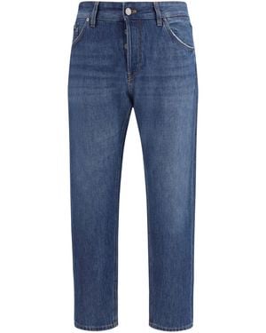 PT Torino Jeans Carrot-Fit Cotton - Blue
