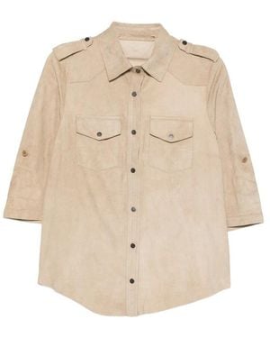 Salvatore Santoro Sheepskin Jacket - Natural