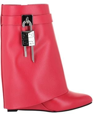 Givenchy Shark Lock Ankle Boots - Pink