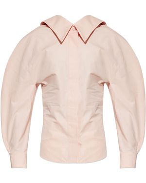 Givenchy Puff-Sleeve Blouse - Pink