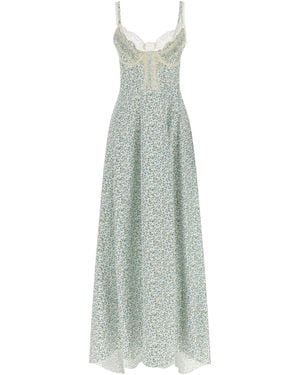 Ermanno Scervino Floral Lace Dress - Green