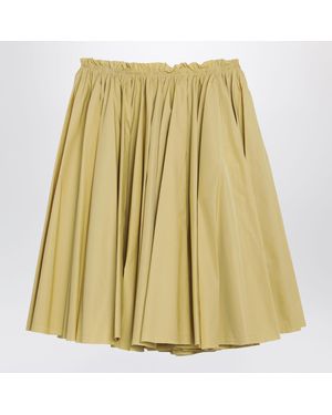 Ami Paris Pastel Cotton Skirt - Natural