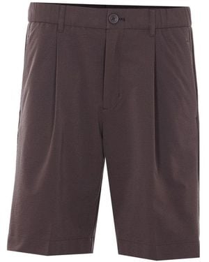 Herno Dark Polyester Bermuda - Gray