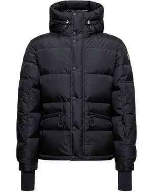 Moncler Grenoble: Giacca Da Sci Imbottita "Kasanka" Con Cappuccio - Black