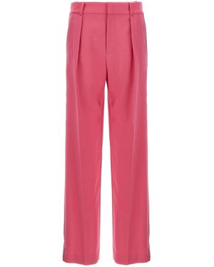 Area 'Crystal Embellished' Pants - Pink