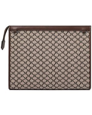 Max Mara "Mm Trousse" Pouch - Brown