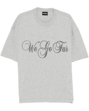 MADFRENZY T-Shirt We Go Far Cotton - Gray
