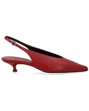 Aeyde Solid Pumps - Red