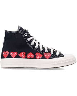Comme des Garçons Comme Des Garçons Play X Converse Chuck 70 High Top Sneakers - Black