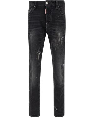 DSquared² Splatter Paint Jeans - Blue