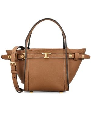 Tod's Borsa Shopping T Signature - Brown