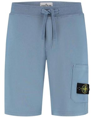 Stone Island Cotton Shorts - Blue