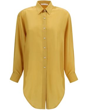 Umit Benan Silk Shirt Sailor Marisca - Yellow